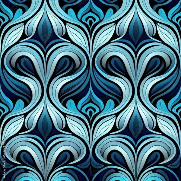 Obraz Vibrant and colorful patterns, geometric shapes, 2D, 3D