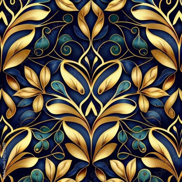 Obraz Vibrant and colorful patterns, geometric shapes, 2D, 3D