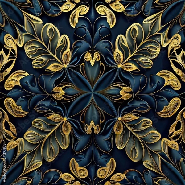 Obraz Vibrant and colorful patterns, geometric shapes, 2D, 3D