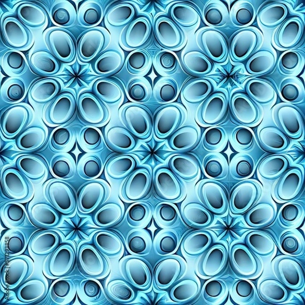 Obraz Vibrant and colorful patterns, geometric shapes, 2D, 3D