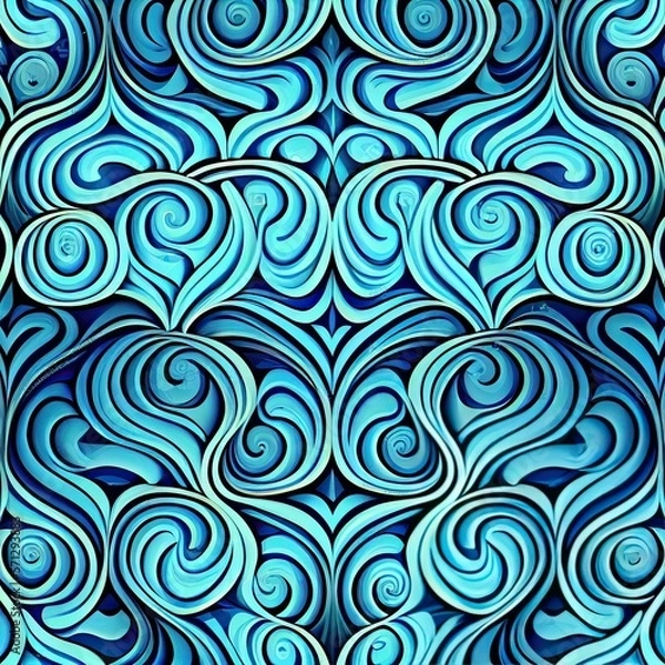 Obraz Vibrant and colorful patterns, geometric shapes, 2D, 3D
