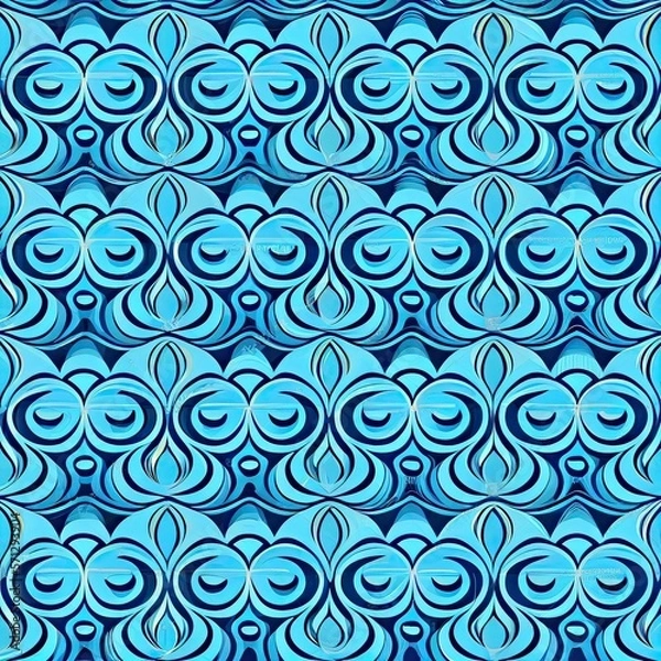 Obraz Vibrant and colorful patterns, geometric shapes, 2D, 3D