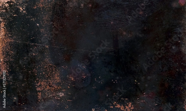 Obraz Copper background. Copper sheet. Daylighting. Copy space.