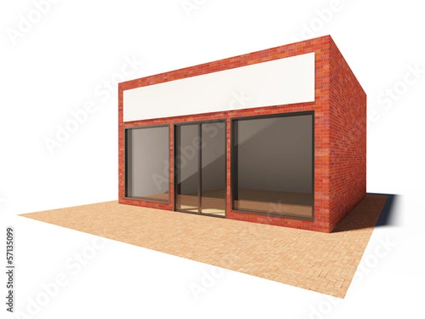 Obraz Budynek sklepu