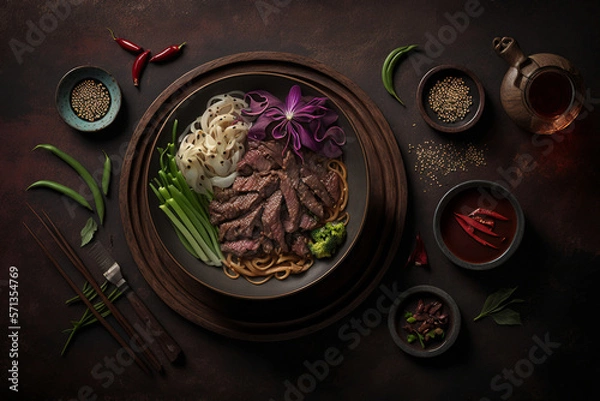 Obraz Delicious bulgogi, generative ai