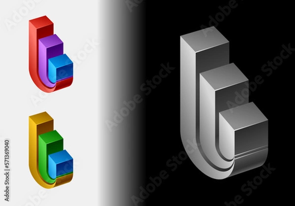 Fototapeta Industrial Logo Business Design, Hi tech infinity logotype, Business logo icon design template elements, Vector illustration