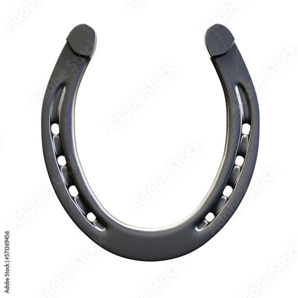 Fototapeta Horse shoe isolated on background.