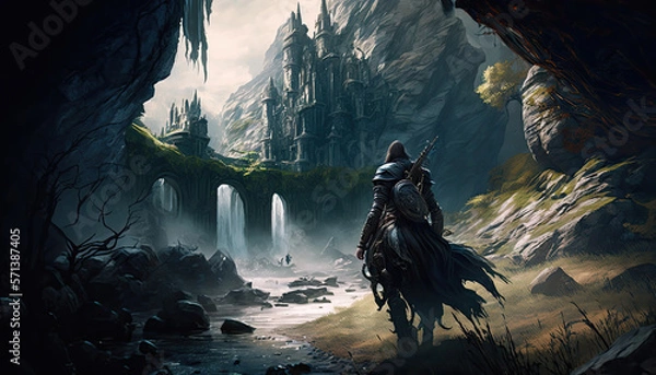 Obraz Ilustracja postaci gry.