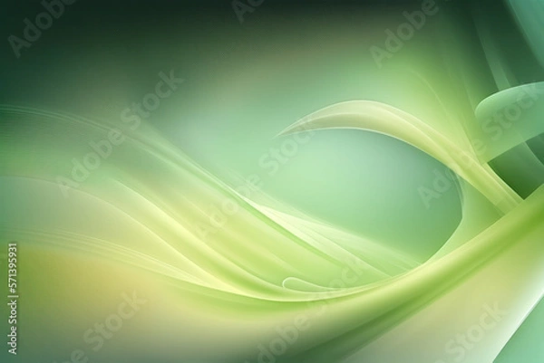Obraz abstract green background with waves