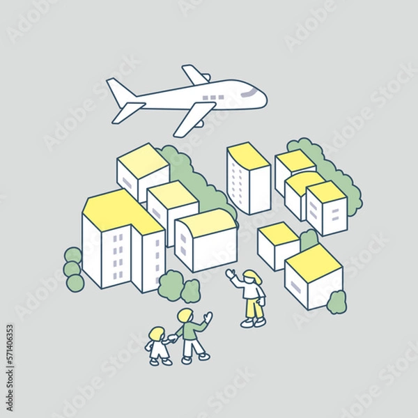 Obraz 空の上の移動。
旅行と交流