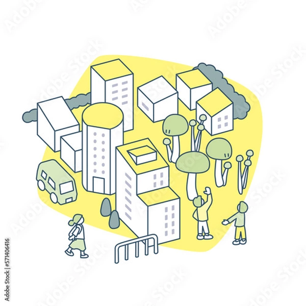 Obraz きのこの菌。
食生活のバランス