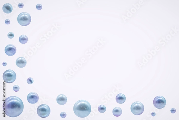 Obraz bubble pearls frame