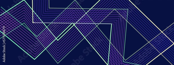 Fototapeta blue background with squares abstract black background with arrows, vector, illustration, color, design, curve, blue, wallpaper, business, decoration, backdrop, lines, pattern, motion, flowing