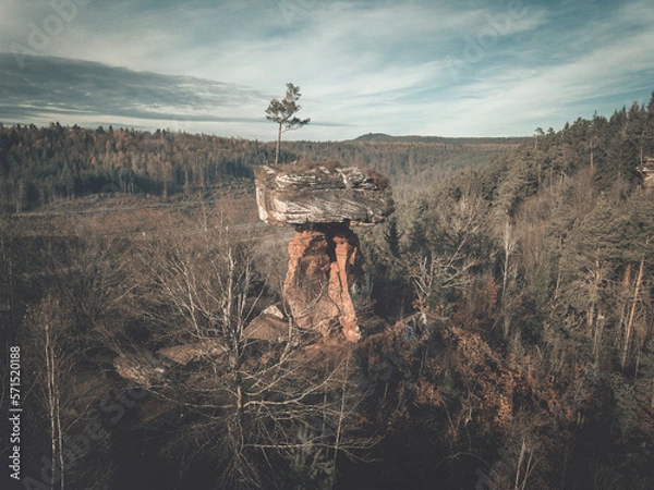 Obraz Devils table palatine forest germany