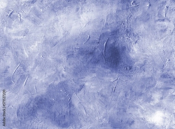 Fototapeta Blue abstract background. Painted with acrylic on canvas