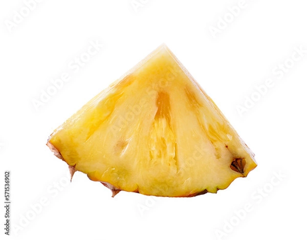 Fototapeta pineapple with slices isolated on transparent png