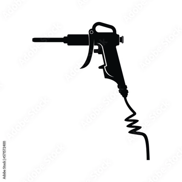 Fototapeta air rifle icon vector design template illustration in flat style