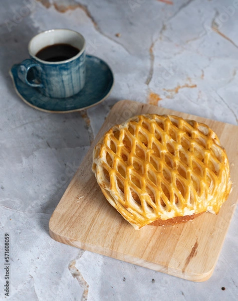 Obraz apple pie with coffee