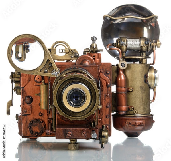 Obraz Kamera steampunk