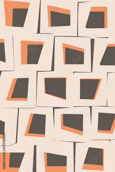 Fototapeta minimalist abstract pattern vector graphic 