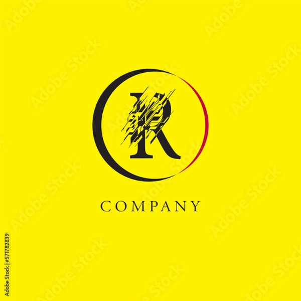 Obraz Vector R Logo, Beautiful Logotype for luxury branding. Elegant and stylish broken font design for your company.