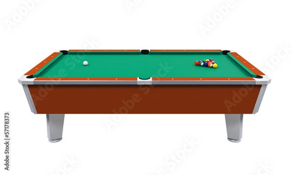 Fototapeta Billiard Table Isolated