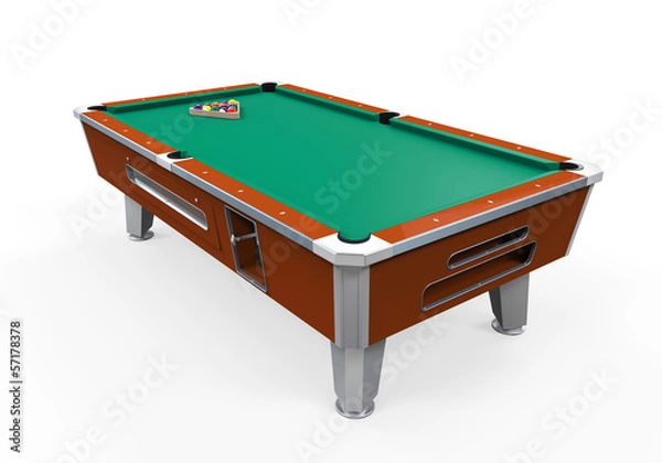 Fototapeta Billiard Table Isolated