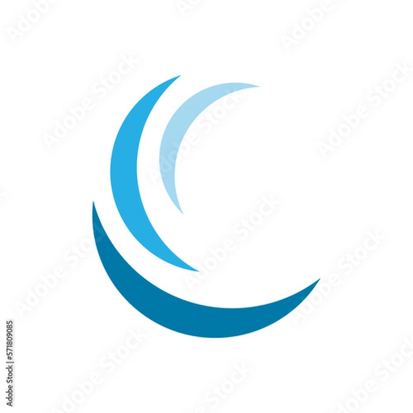 Fototapeta Wave Icon