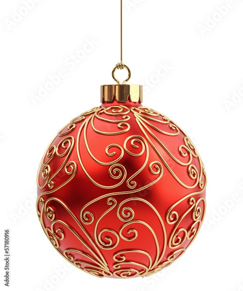 Obraz Christmas ball isolated