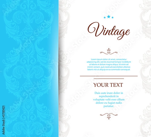 Obraz Vintage template