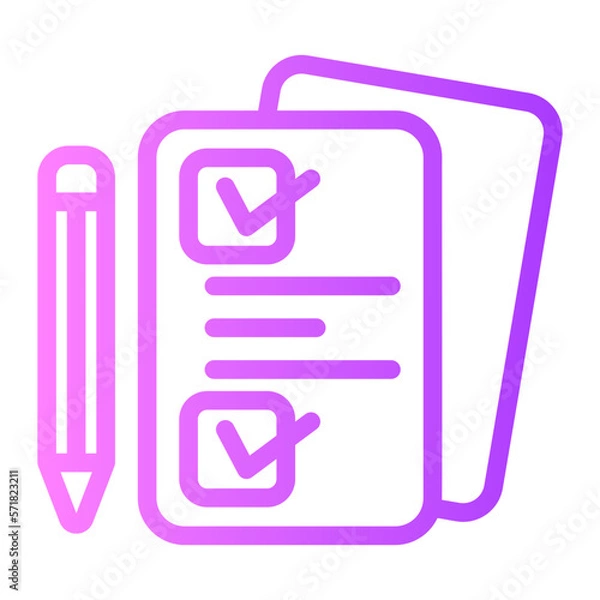 Obraz test gradient icon