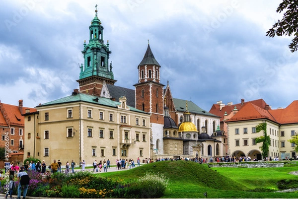 Obraz Wawel Royal Castle, Krakow, Poland