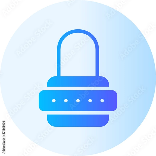 Fototapeta password gradient icon