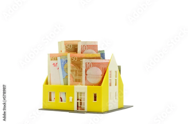 Fototapeta Geld im Haus