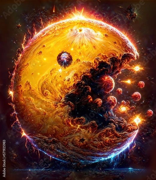 Fototapeta planet in space