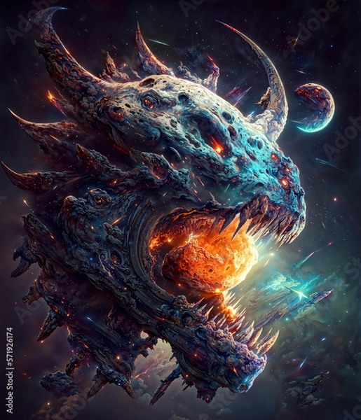 Fototapeta Space Monster