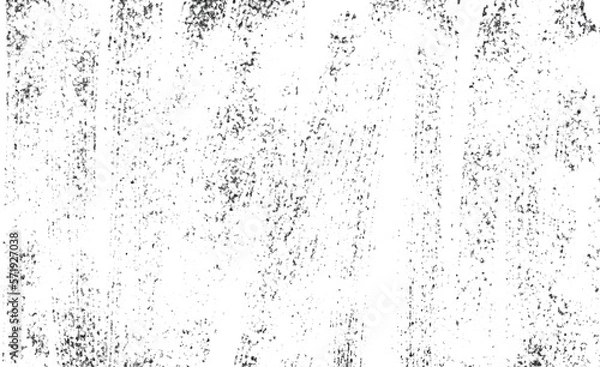 Fototapeta Grunge black and white pattern. Monochrome particles abstract texture. Background of cracks, scuffs, chips, stains, ink spots, lines. Dark design background surface
