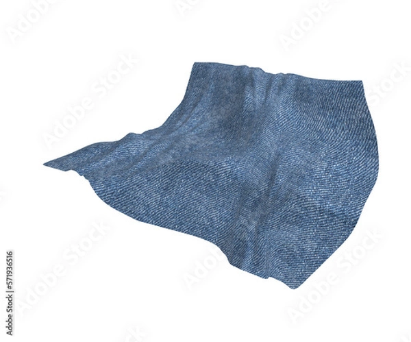 Obraz Fabric abstract cotton on white background