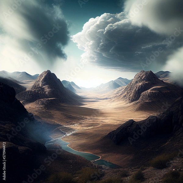 Obraz Dramatische Landschaft No. 1