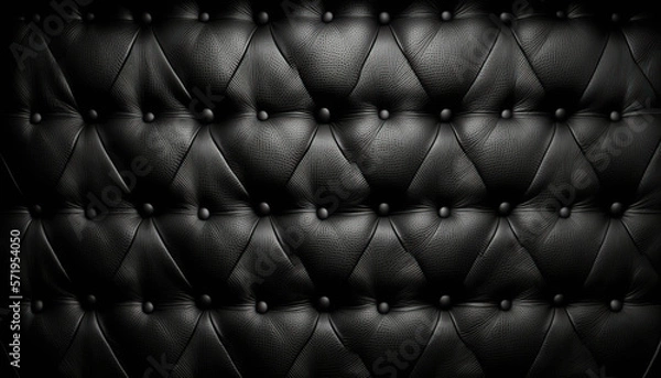 Fototapeta black leather pattern - background