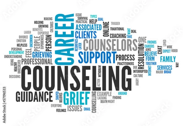 Obraz Word Cloud "Counseling"