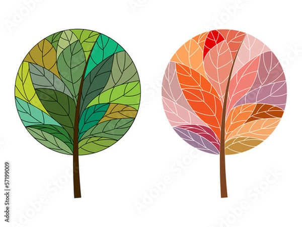 Obraz Vector tree