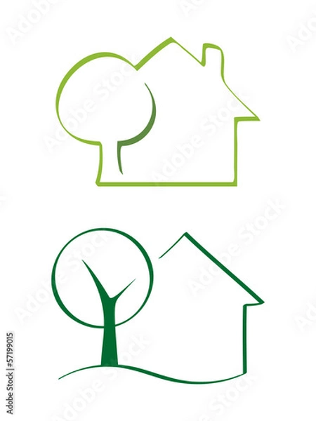 Obraz House and tree