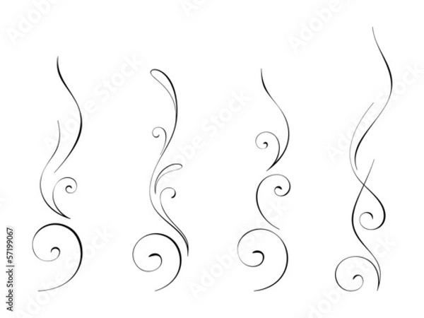 Obraz Abstract swirly decorations 4