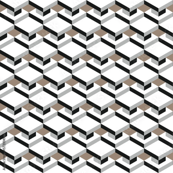 Obraz Triangle geographic illustration design