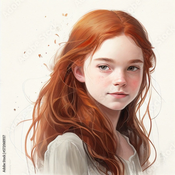 Obraz red haired girls issue 1 