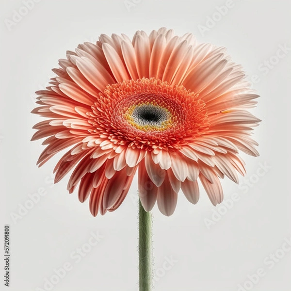 Fototapeta Gerbera auf weißem Hintergrund isoliert (erstellt durch KI-Tool)