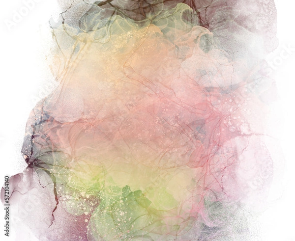 Fototapeta watercolor with transparent background	