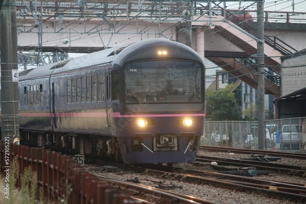 Fototapeta 水戸・茨城の鉄道風景