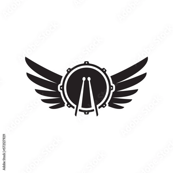 Obraz Drum logo images illustration